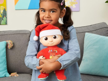Amazon Cyber Monday! Cocomelon Musical Deck The Halls JJ Doll with Santa Hat $12.99 (Reg. $19.99)