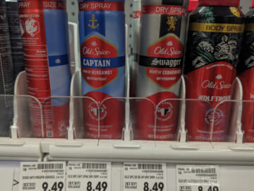 Old Spice Dry Spray Just $1.99 At Kroger (Regular Price $8.49)