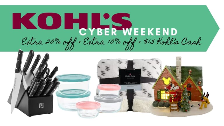Kohl’s Cyber Week Deals Are Live!