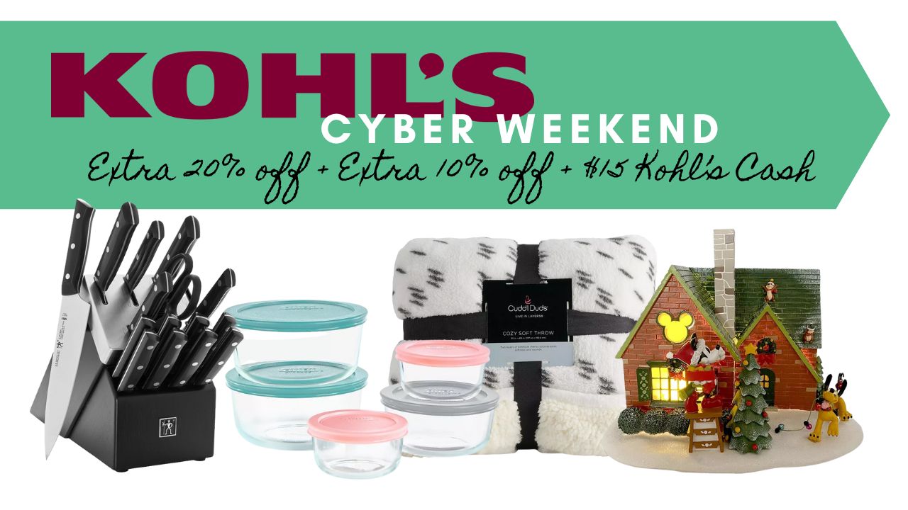 Kohl’s Cyber Week Deals Are Live!