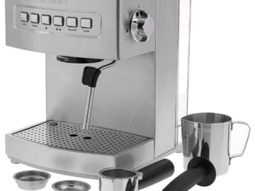 Certified Refurb Cuisinart Programmable 15-Bar Espresso Maker for $104 + free shipping