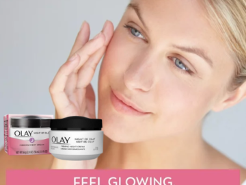 Walmart Black Friday! Olay 2-Count Firming Night Cream Face Moisturizer $7.98 (Reg. $9.05) – $3.99/1.9 Oz Container
