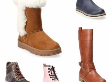 Kid’s and Toddler’s Boots only $12.79 at Kohl’s!