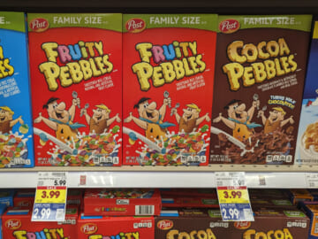 Get The Family Size Boxes Of Post Pebbles Cereal For Just $2.99 At Kroger (Regular Price $5.99)