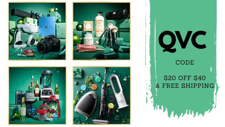QVC Code | FREE Shipping Sitewide + Extra $20 Off – Today Only