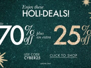 Kate Spade Outlet | 70% Off + Extra 25% Off | Today Only!