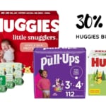 30% off Huggies Diapers & Wipes Bundles