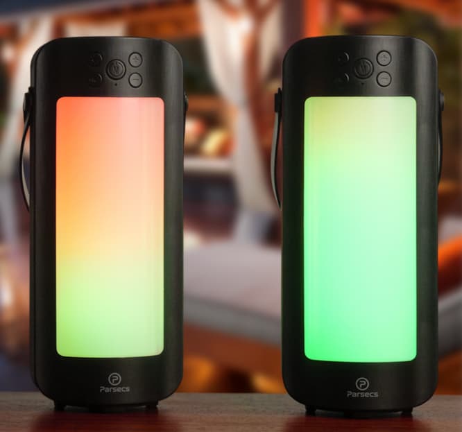 Wireless LED Glow Lantern Bluetooth Speakers, 2-Pack for just $12.99 shipped!