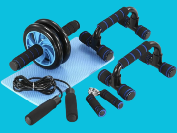 Amazon Cyber Monday! Wheel Roller Kit with Push-Up Bars $17.59 (Reg. $27) – Prime Exclusive