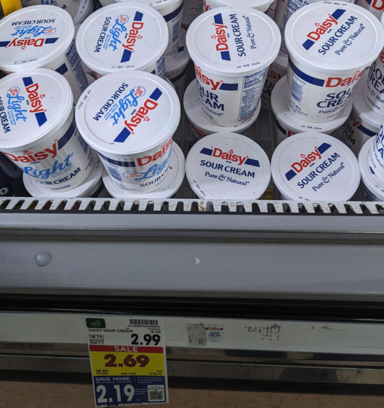 Get Daisy Cottage Cheese or Sour Cream For As Low As $2.19 At Kroger