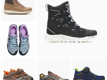 Merrell Shoes and Boots for the Family as low as $19.99!