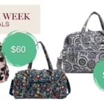 Vera Bradley | $60 Travel Duffel & Campus Backpack, $65 Weekender