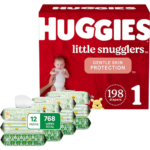 Amazon Cyber Monday! Huggies 198-Count Size 1 Baby Diapers & 768-Count Wipes Bundle $53.65 Shipped Free (Reg. $76)