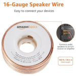 AmazonBasics 16-Gauge Speaker Wire Cable, 100 Feet  $4.99 (Reg. $13.99)