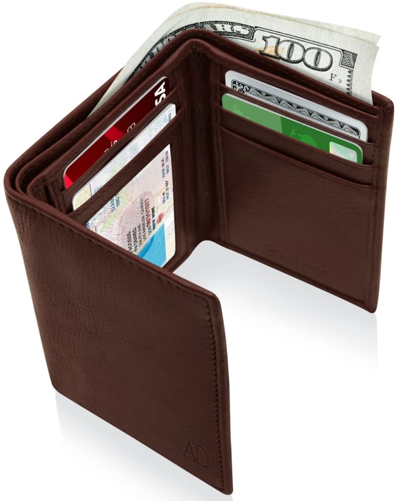 Access Denied Men's RFID-Blocking Leather Slim Wallet for $15 + free shipping