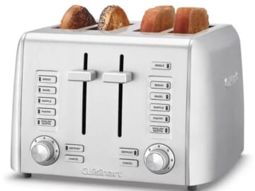Certified Refurbished Cuisinart 4-Slice Metal Toaster for $30 + free shipping