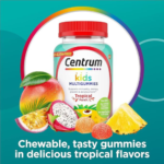 Centrum 150-Count Kids’ Multivitamin Gummies, Tropical Punch as low as $5.24 After Coupon (Reg. $15) + Free Shipping – 3¢/Gummy