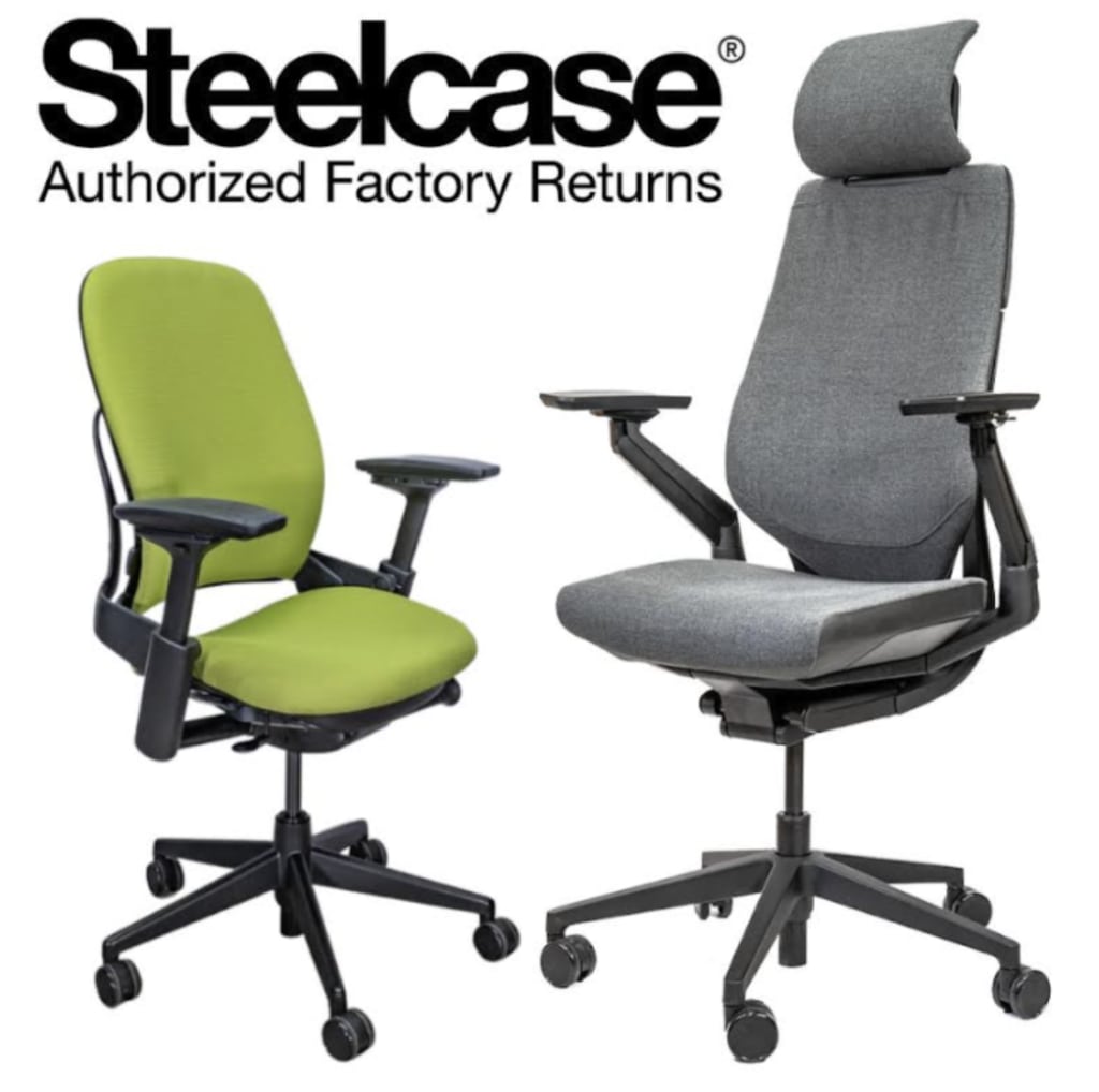 Open-Box Steelcase Authorized Factory Return Office Chairs: At least 40% off + free shipping