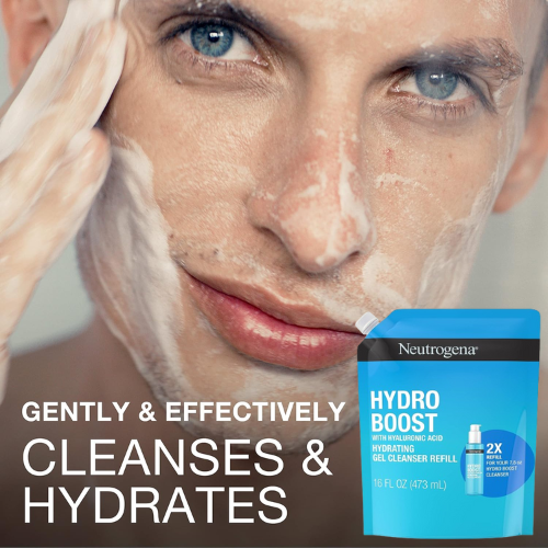 Amazon Cyber Monday! Neutrogena Hydro Boost Lightweight Hydrating Facial Cleansing Gel Refill, 16 Oz as low as $8.88 Shipped Free (Reg. $19.59)