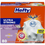 Hefty Ultra Strong Multipurpose 13-Gallon Tall Kitchen Trash Bags, Lavender & Sweet Vanilla, 80-Count as low as $13.22 After Coupon (Reg. $16) – $0.17/Bag