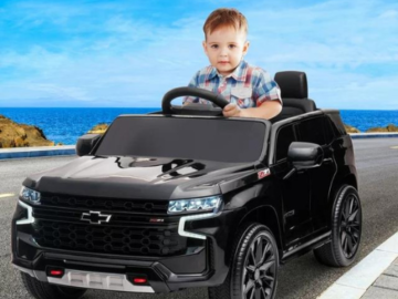 Watch your little one’s face light up with this Chevrolet Tahoe Kids Ride on Car $169.99 Shipped Free (Reg. $369.99)