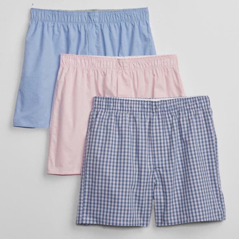 Gap Factory Men's 4" Boxers 3-Pack for $10 in cart + free shipping
