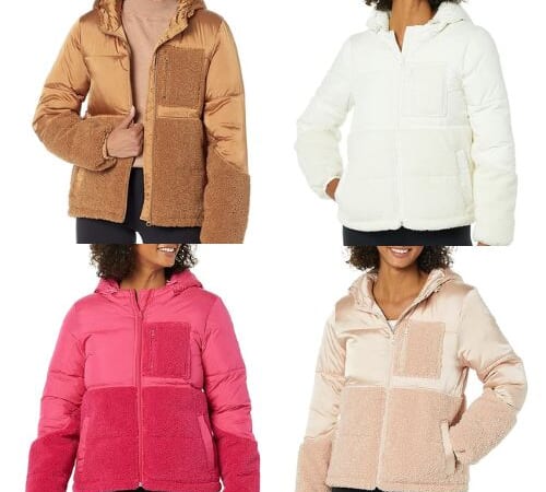 Amazon Cyber Monday! Amazon Essentials Women’s Sherpa Puffer Jacket $27.90 (Reg. $69.90) – Dark Camel, Blush, Hot Pink or Ivory, Sizes XS-XXL