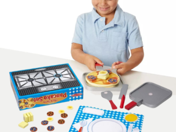 Amazon Cyber Monday! Melissa & Doug Wooden Flip and Serve Pancake 19-Piece Set $13.19 (Reg. $28) – LOWEST PRICE