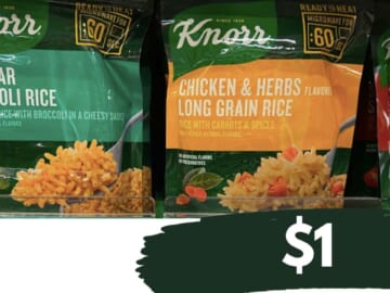 $1 Knorr Rice & Pasta Sides at Lowes Foods