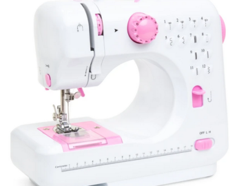 Portable Foot Pedal 6V Sewing Machine with 12 Stitch Patterns only $39.99 shipped (Reg. $104!)