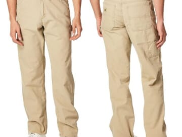 Lee Men’s Loose-Fit Straight Leg Carpenter Jean (Khaki, Various sizes) $20.95 After Coupon (Reg. $36.90)