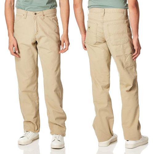 Lee Men’s Loose-Fit Straight Leg Carpenter Jean (Khaki, Various sizes) $20.95 After Coupon (Reg. $36.90)