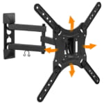 Mount-It! Full Motion TV Wall Mount for $16 + free shipping w/ $35