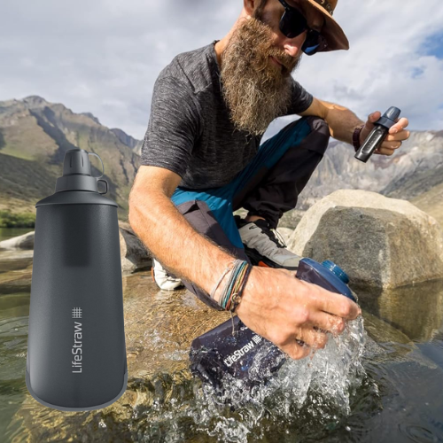 LifeStraw Peak Series Collapsible Squeeze Bottle Water Filter System, 1-Liter $21.99 (Reg. $44)