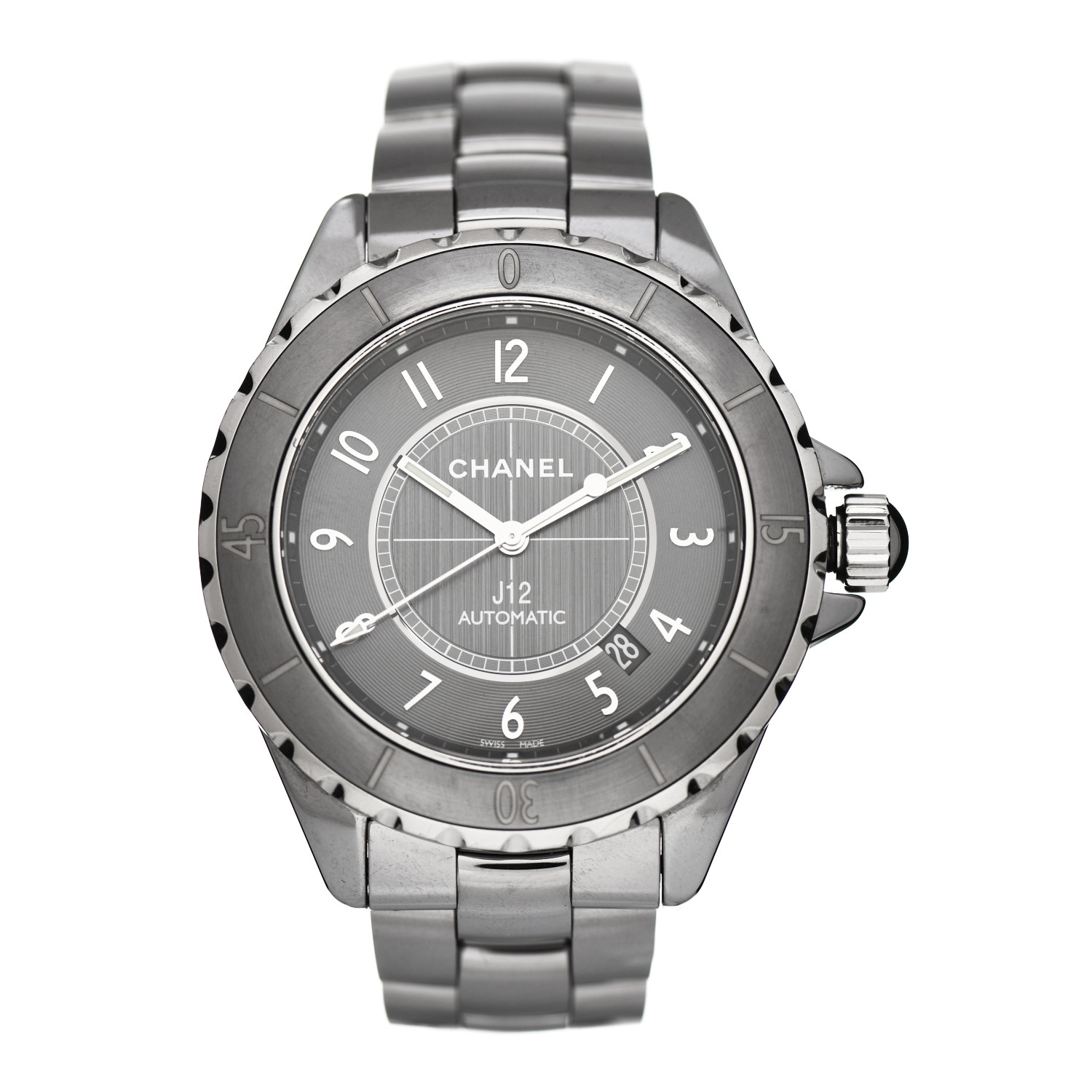 CHANEL Titanium Ceramic 41mm J12 Chromatic Automatic Watch image of CHANEL Titanium Ceramic 41mm J12 Chromatic Automatic Watch by FASHIONPHILE