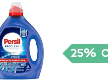 Amazon Laundry Deal | 25% Off Persil Detergent