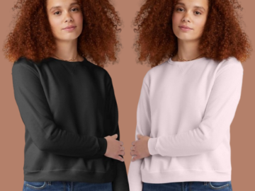 Hanes Women’s Soft Fleece EcoSmart Crewneck Sweatshirt $7.50 (Reg. $18) – 8 Colors