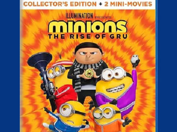 Minions: The Rise of Gru Collector’s Edition (Blu-ray + DVD + Digital) $6.99 (Reg. $23)