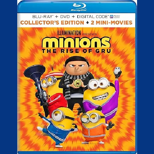Minions: The Rise of Gru Collector’s Edition (Blu-ray + DVD + Digital) $6.99 (Reg. $23)