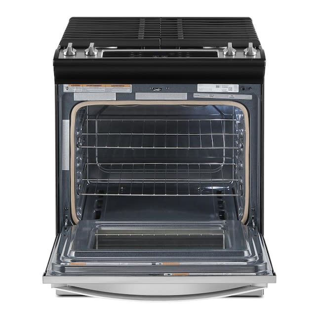 Whirlpool 30" 4-Burner 5-Cubic Foot Slide-In Natural Gas Range for $899 + free shipping
