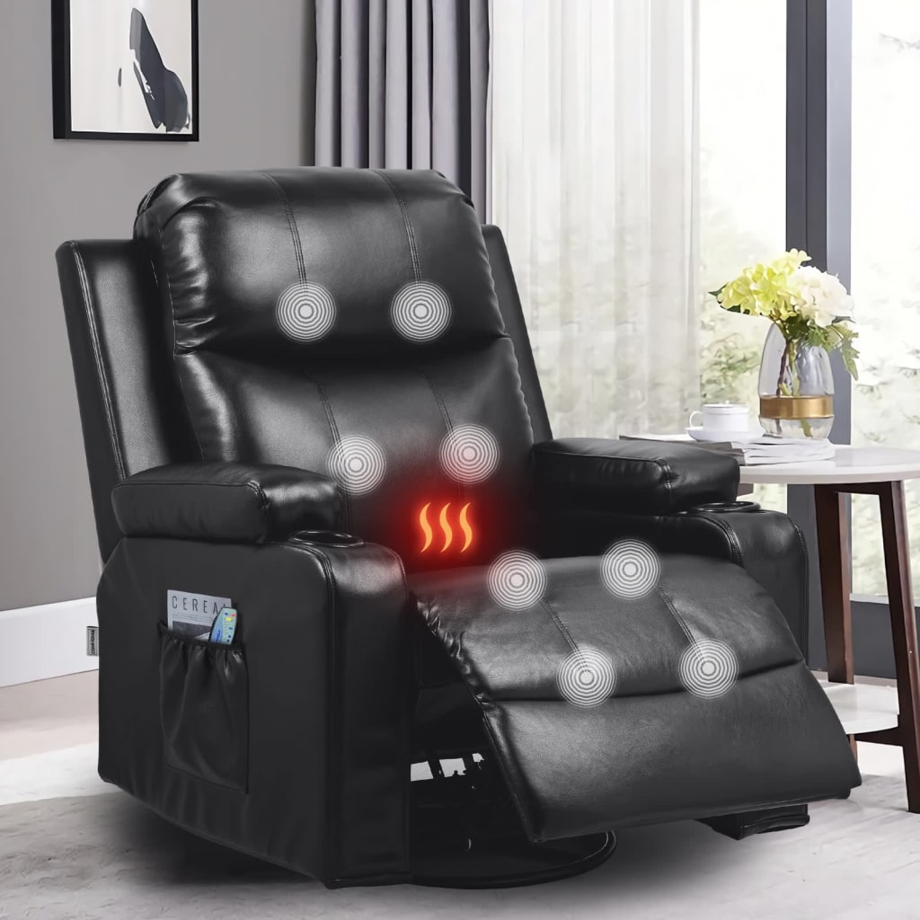 Comhoma Recliner Chair w/ Heat & Massage for $230 + free shipping