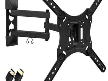 Mount-It! Articulating TV Wall Mount w/ Full Motion Arm for $16 + free shipping w/ $35