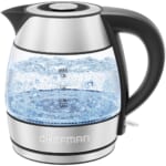 Chefman 1.2L Rapid Boil Glass Kettle for $15 + free shipping w/ $35