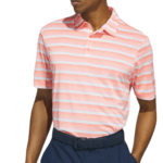 adidas Men's Two-Color Striped Polo Shirt for $15 + free shipping