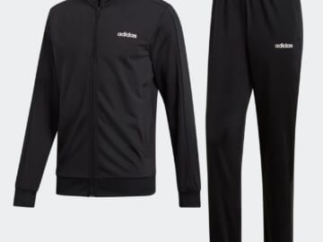 adidas Men's Essentials Basics Track Suit (XL only) for $24 + free shipping