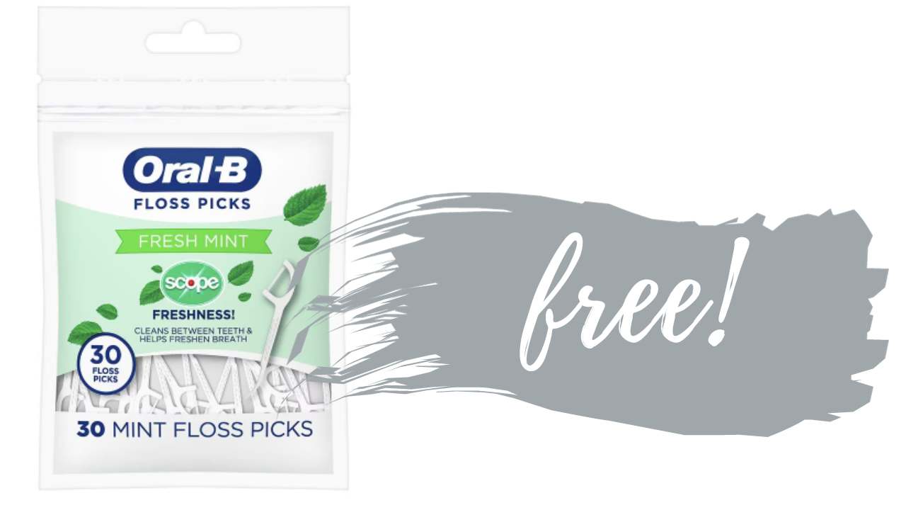 Get a FREE Pack of Oral-B Scope Floss Picks at Walgreens!