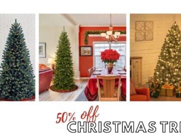 Up to 50% off Christmas Trees at Wayfair!