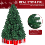 Get ready to unwrap the spirit of the season with this 7.5 Ft Christmas Tree for just $23.99 After Code + Coupon (Reg. $59.99)