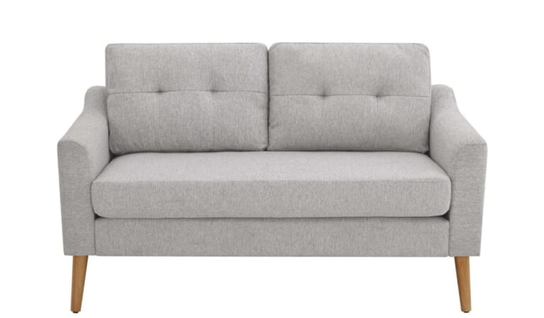 Serta Brighton Mid-Century Modern Style 2-Seater Loveseat w/ Ottoman for $293 + free shipping
