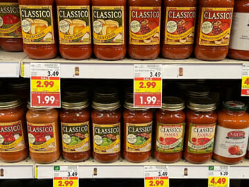 Classico Pasta Sauce As Low As $1.44 Per Jar At Kroger